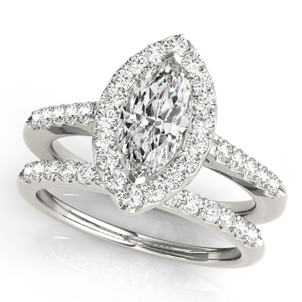 Halo Diamond Engagement Ring