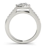Halo Diamond Engagement Ring