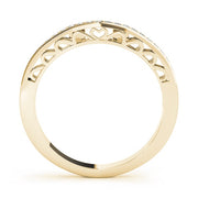 18K Yellow Gold 1/8 ct tw Diamond Wedding Ring
