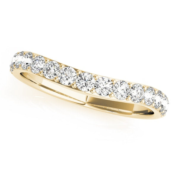 18K Yellow Gold 1/2 ct tw Diamond Wedding Ring