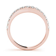 18K Rose Gold 1/2 ct tw Diamond Wedding Ring