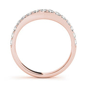 14K Rose Gold 1/2 ct tw Diamond Wedding Ring