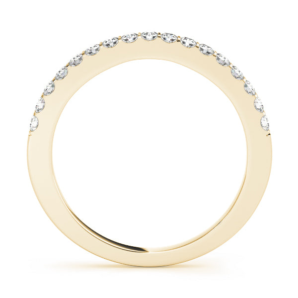 18K Yellow Gold 1/4 ct tw Diamond Wedding Ring