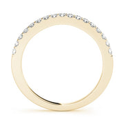 18K Yellow Gold 1/4 ct tw Diamond Wedding Ring