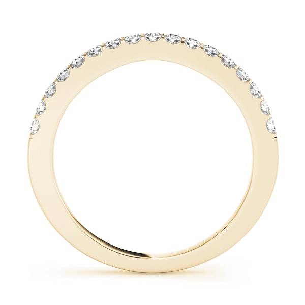 18K Yellow Gold 1/4 ct tw Diamond Wedding Ring
