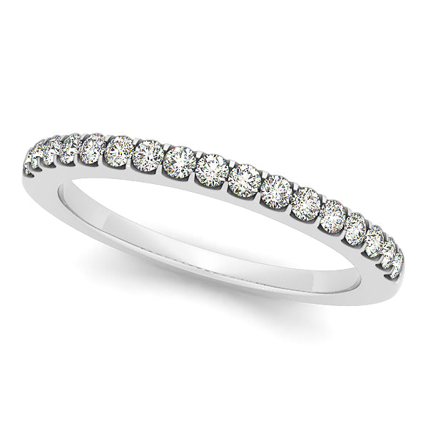 18K White Gold 1/4 ct tw Diamond Wedding Ring