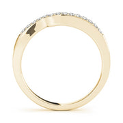 18K Yellow Gold 1/8 ct tw Diamond Wedding Ring