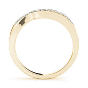 18K Yellow Gold 1/8 ct tw Diamond Wedding Ring