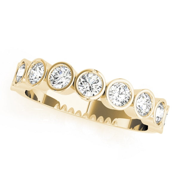 18K Yellow Gold 1/4 ct tw Diamond Wedding Ring