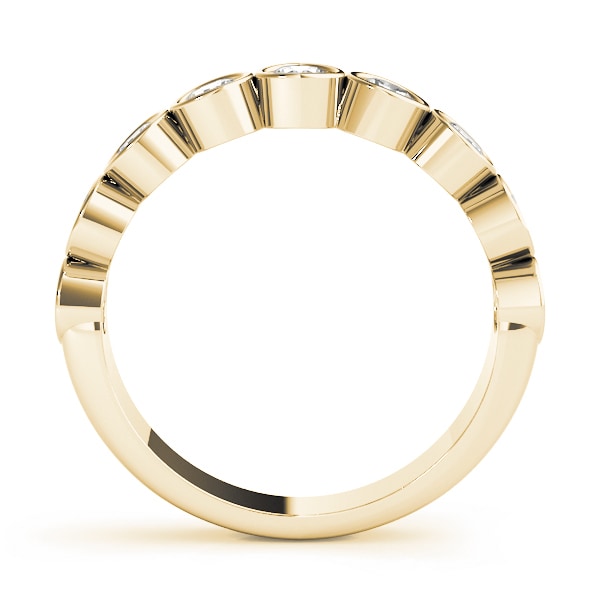 18K Yellow Gold 1/4 ct tw Diamond Wedding Ring