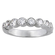 18K White Gold 1/4 ct tw Diamond Wedding Ring