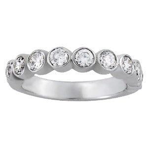 18K White Gold 1/4 ct tw Diamond Wedding Ring
