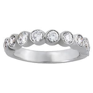 18K White Gold 1/4 ct tw Diamond Wedding Ring