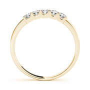 18K Yellow Gold 1/2 ct tw Diamond Wedding Ring