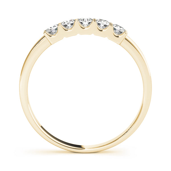 18K Yellow Gold 1/2 ct tw Diamond Wedding Ring