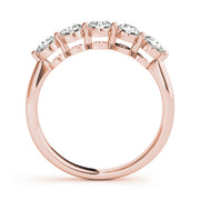 14K Rose Gold 1/2 ct tw Diamond Wedding Ring