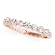 18K Rose Gold 3/4 ct tw Diamond Wedding Ring