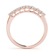 14K Rose Gold 3/4 ct tw Diamond Wedding Ring