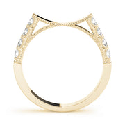 18K Yellow Gold 1/3 ct tw Diamond Wedding Ring
