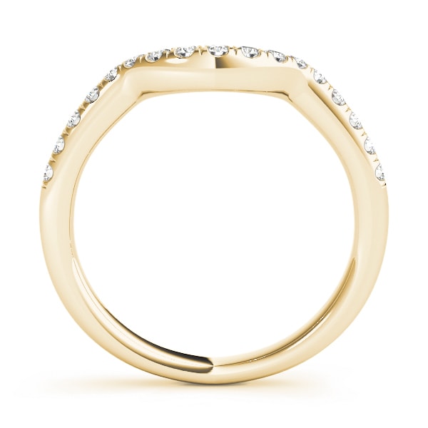 14K Yellow Gold 1/5 ct tw Diamond Wedding Ring