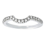 18K White Gold 1/5 ct tw Diamond Wedding Ring