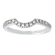 Platinum 1/5 ct tw Diamond Wedding Ring