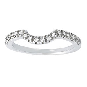 Platinum 1/5 ct tw Diamond Wedding Ring