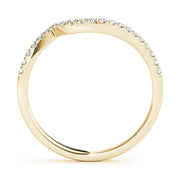 14K Yellow Gold 1/5 ct tw Diamond Wedding Ring