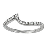 Platinum 1/5 ct tw Diamond Wedding Ring