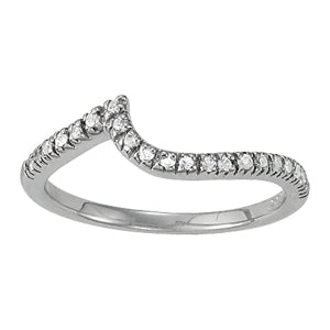 Platinum 1/5 ct tw Diamond Wedding Ring