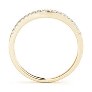 18K Yellow Gold 1/10 ct tw Diamond Wedding Ring