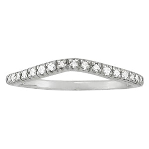 Platinum 1/10 ct tw Diamond Wedding Ring