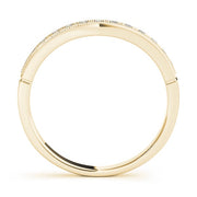 18K Yellow Gold 1/8 ct tw Diamond Wedding Ring