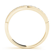 14K Yellow Gold 1/8 ct tw Diamond Wedding Ring
