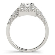 Halo Diamond Engagement Ring