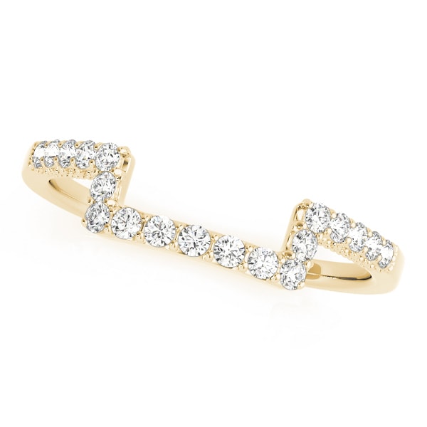 14K Yellow Gold 1/3 ct tw Diamond Wedding Ring