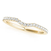 14K Yellow Gold 1/4 ct tw Diamond Wedding Ring