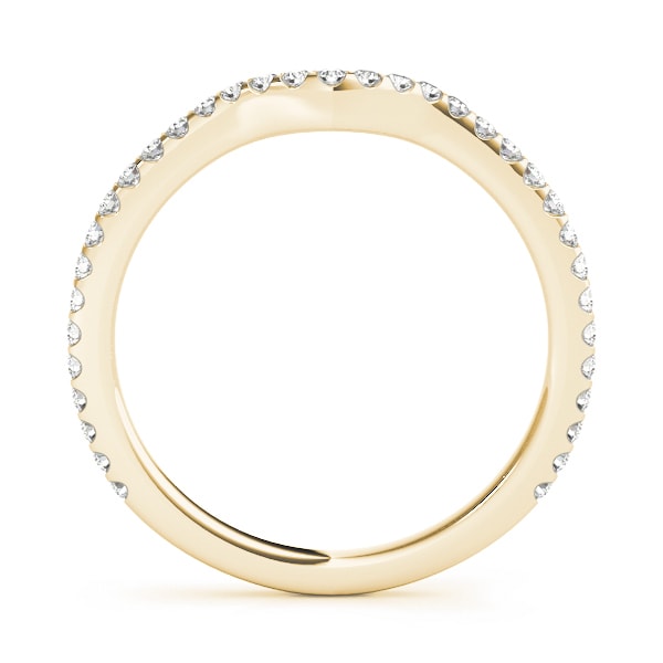 14K Yellow Gold 1/4 ct tw Diamond Wedding Ring