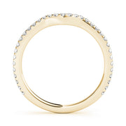 14K Yellow Gold 1/4 ct tw Diamond Wedding Ring