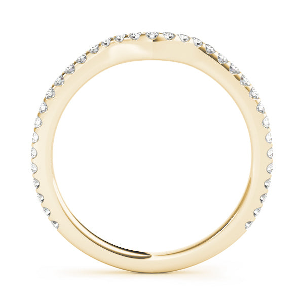 14K Yellow Gold 1/4 ct tw Diamond Wedding Ring