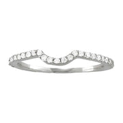 Platinum 1/4 ct tw Diamond Wedding Ring