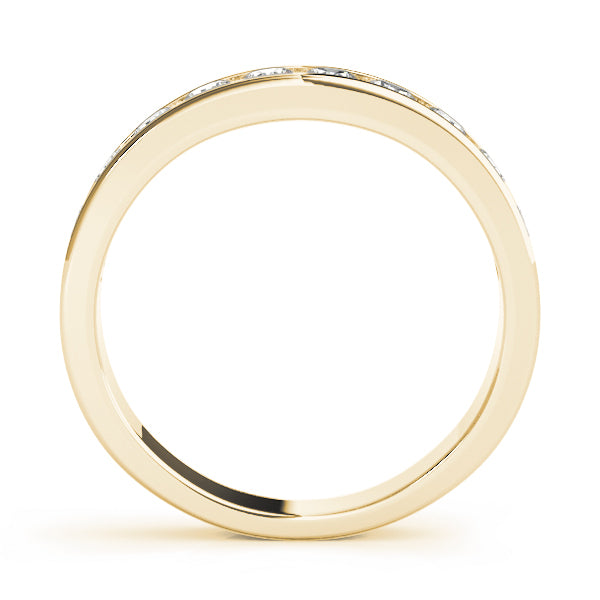 18K Yellow Gold 3/4 ct tw Diamond Wedding Ring