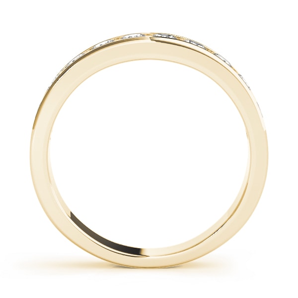 14K Yellow Gold 3/4 ct tw Diamond Wedding Ring