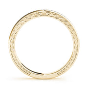 14K Yellow Gold 1/8 ct tw Diamond Wedding Ring