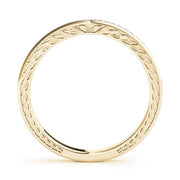 14K Yellow Gold 1/8 ct tw Diamond Wedding Ring