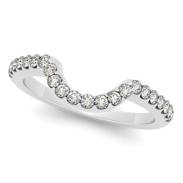 18K White Gold 1/3 ct tw Diamond Wedding Ring