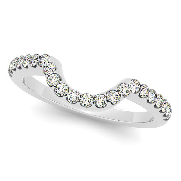 18K White Gold 1/3 ct tw Diamond Wedding Ring