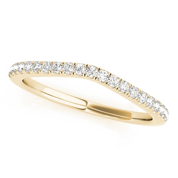 14K Yellow Gold 1/3 ct tw Diamond Wedding Ring