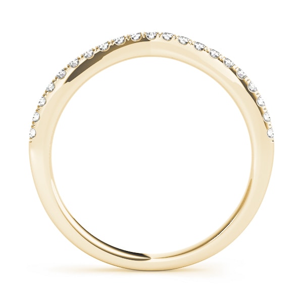 18K Yellow Gold 1/3 ct tw Diamond Wedding Ring