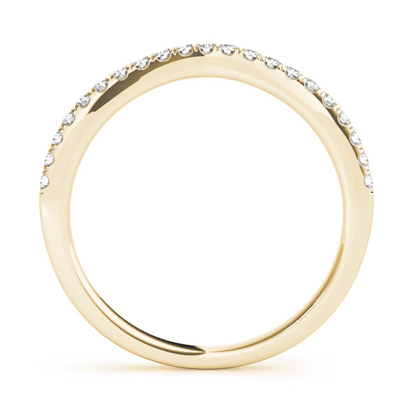 14K Yellow Gold 1/3 ct tw Diamond Wedding Ring